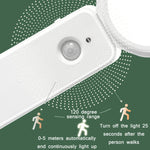 Luce notturna di ricarica USB a induzione intelligente del corpo umano a LED da 1,2 W, Sensor Warm Light, Sensor White Light
