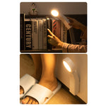 Luce notturna di ricarica USB a induzione intelligente del corpo umano a LED da 1,2 W, Sensor Warm Light, Sensor White Light