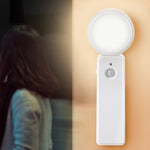 Luce notturna di ricarica USB a induzione intelligente del corpo umano a LED da 1,2 W, Sensor Warm Light, Sensor White Light