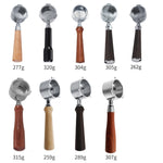 Maniglia senza fondo per macchina da caffè in lega di zinco per DeLonghi, stile:, Beech Flat Button, Plastic, Bamboo Without Button, Red Gem Without Button, Red Gem Two Wire Circle, Red Gem Straight, Black Rosewood Straight, Red Rosewood Flat Button   ...