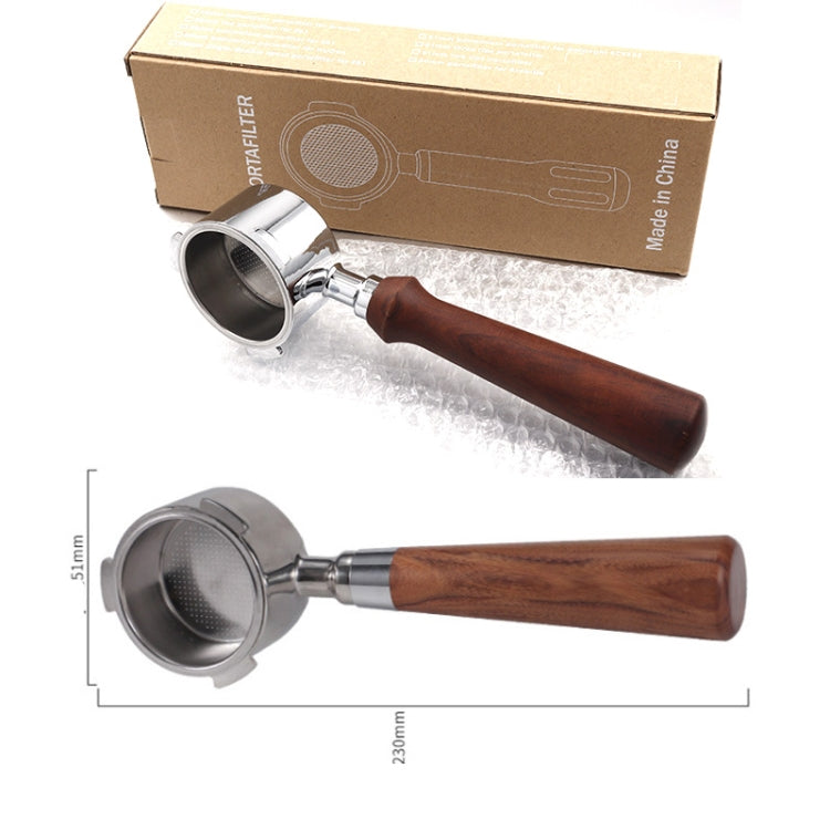 Maniglia senza fondo per macchina da caffè in lega di zinco per DeLonghi, stile:, Beech Flat Button, Plastic, Bamboo Without Button, Red Gem Without Button, Red Gem Two Wire Circle, Red Gem Straight, Black Rosewood Straight, Red Rosewood Flat Button   ...