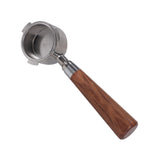 Maniglia senza fondo per macchina da caffè in lega di zinco per DeLonghi, stile:, Beech Flat Button, Plastic, Bamboo Without Button, Red Gem Without Button, Red Gem Two Wire Circle, Red Gem Straight, Black Rosewood Straight, Red Rosewood Flat Button   ...