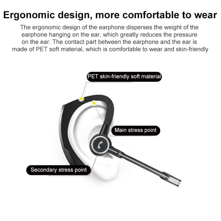 Auricolare Bluetooth V8S con Microfono per smartphone