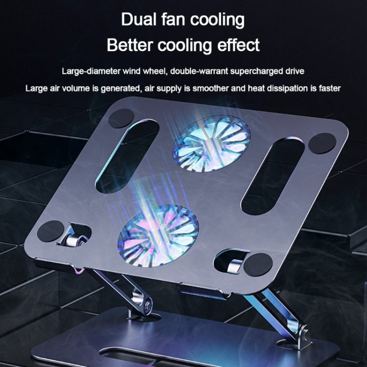 Supporto pieghevole in lega di alluminio per notebook fino a 17,3
