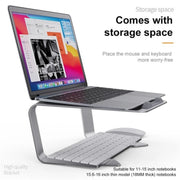 BONERUY P49 Supporto rialzato per notebook a dissipazione di calore in lega di alluminio