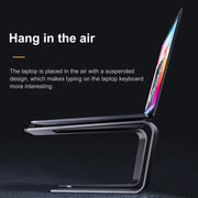 BONERUY P49 Supporto rialzato per notebook a dissipazione di calore in lega di alluminio