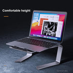BONERUY P49 Supporto rialzato per notebook a dissipazione di calore in lega di alluminio