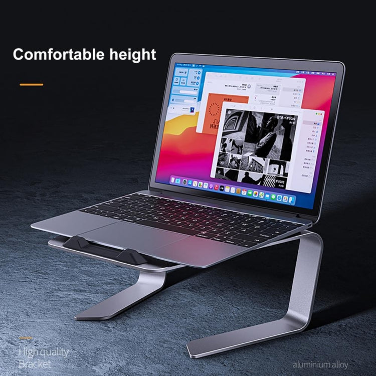 BONERUY P49 Supporto rialzato per notebook a dissipazione di calore in lega di alluminio