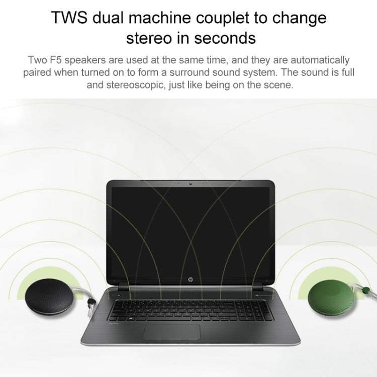 F5 TWS Mini Altoparlante Bluetooth Impermeabile