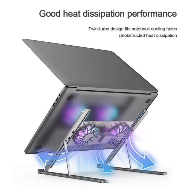 Ventola raffreddamento notebook BONERUY P11F con cavo Type-C