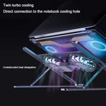 Ventola raffreddamento notebook BONERUY P11F con cavo Type-C