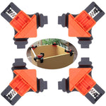 4 pz/set clip ad angolo retto per la lavorazione del legno a 90 gradi, Right Angle Clip