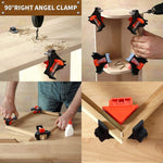 4 pz/set clip ad angolo retto per la lavorazione del legno a 90 gradi, Right Angle Clip