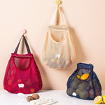 3 PCS yq007 Cucina Multi-Funzione Appeso A Parete Frutta E Verdura Borse di Stoccaggio Portatile Borsa a Rete Cava