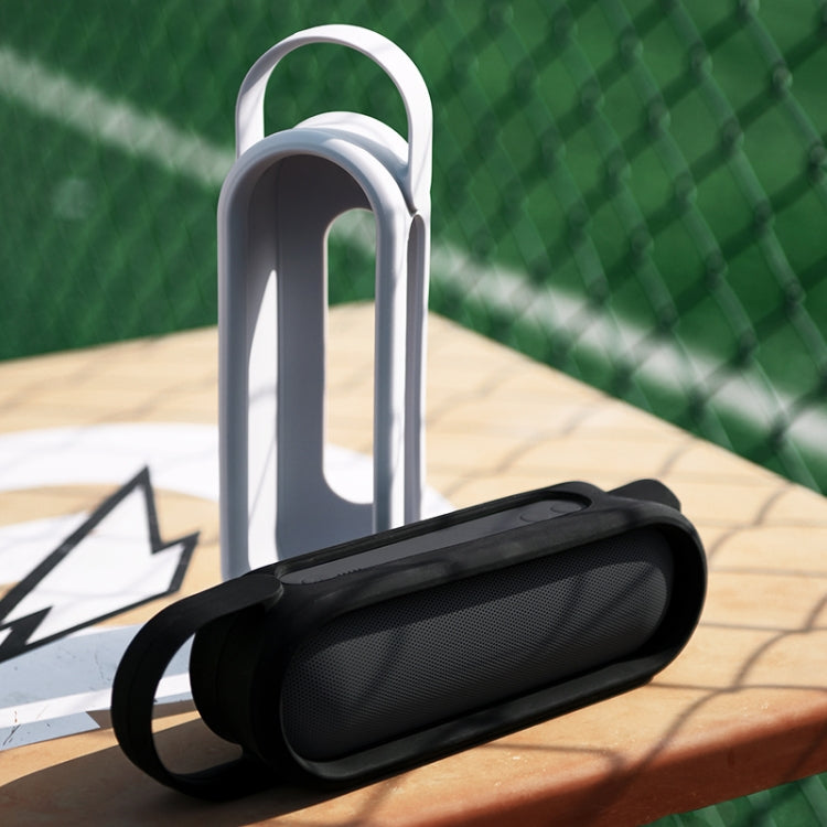 Custodia protettiva in silicone per altoparlante per Beats Pill +, Black, Light Grey