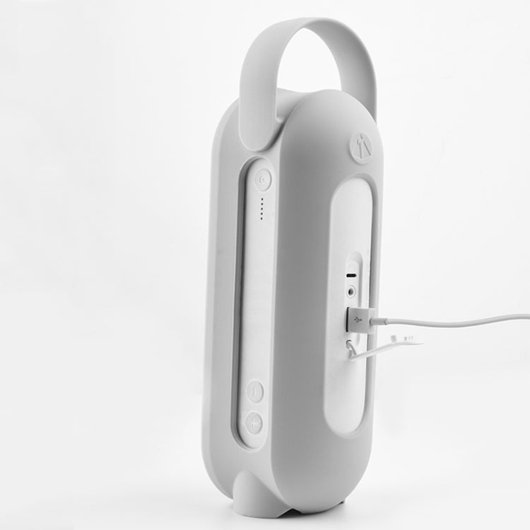 Custodia protettiva in silicone per altoparlante per Beats Pill +, Black, Light Grey