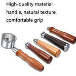 Manico senza fondo per caffettiera in lega di zinco DL-1 per Dongling, stile:, Beech Two Coils, Plastic, Black Rosewood, Red Gem, Black Rosewood Buckle, Red Gem Curved, Red Rosewood Straight, Red Gem Without Buckle, Bamboo Without Buckle