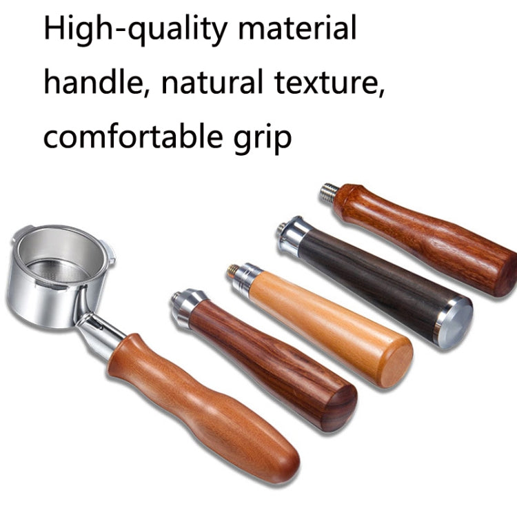Manico senza fondo per caffettiera in lega di zinco DL-1 per Dongling, stile:, Beech Two Coils, Plastic, Black Rosewood, Red Gem, Black Rosewood Buckle, Red Gem Curved, Red Rosewood Straight, Red Gem Without Buckle, Bamboo Without Buckle