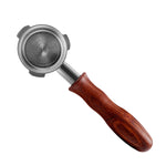 Manico senza fondo per caffettiera in lega di zinco DL-1 per Dongling, stile:, Beech Two Coils, Plastic, Black Rosewood, Red Gem, Black Rosewood Buckle, Red Gem Curved, Red Rosewood Straight, Red Gem Without Buckle, Bamboo Without Buckle