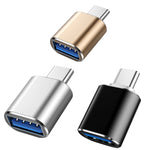 Adattatore OTG USB 3.0 femmina a USB-C tipo C