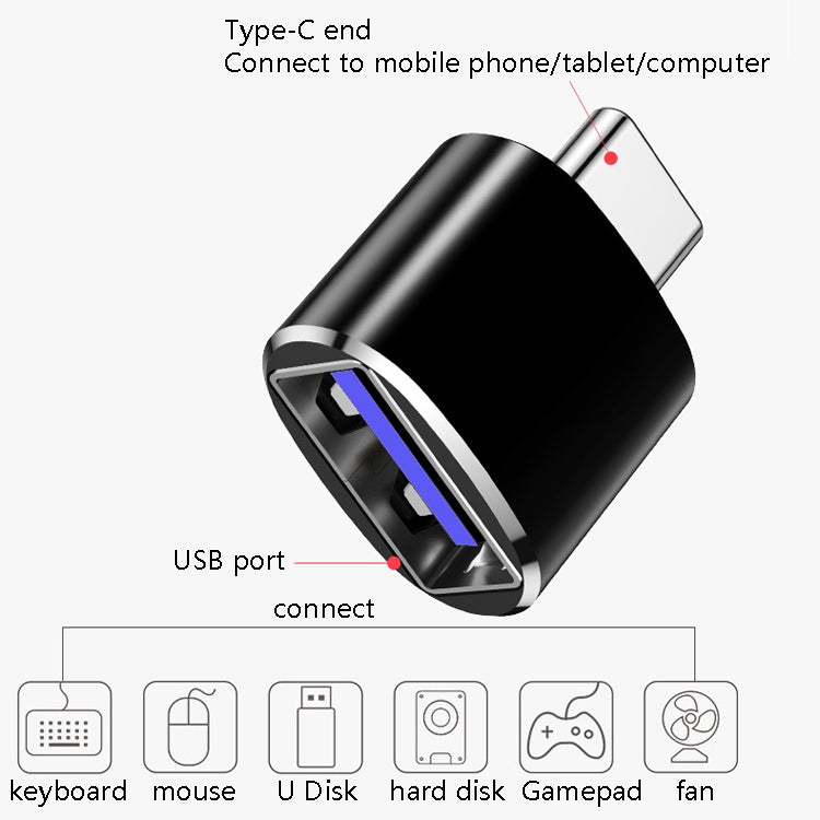 Adattatore OTG USB 3.0 femmina a USB-C tipo C