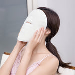 Maschera per il viso con asciugamano per impacchi caldi e freddi, stile:, Single Hole Without Straps, Single Hole With Straps, Three Holes With Straps