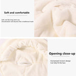 Maschera per il viso con asciugamano per impacchi caldi e freddi, stile:, Single Hole Without Straps, Single Hole With Straps, Three Holes With Straps