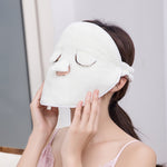 Maschera per il viso con asciugamano per impacchi caldi e freddi, stile:, Single Hole Without Straps, Single Hole With Straps, Three Holes With Straps