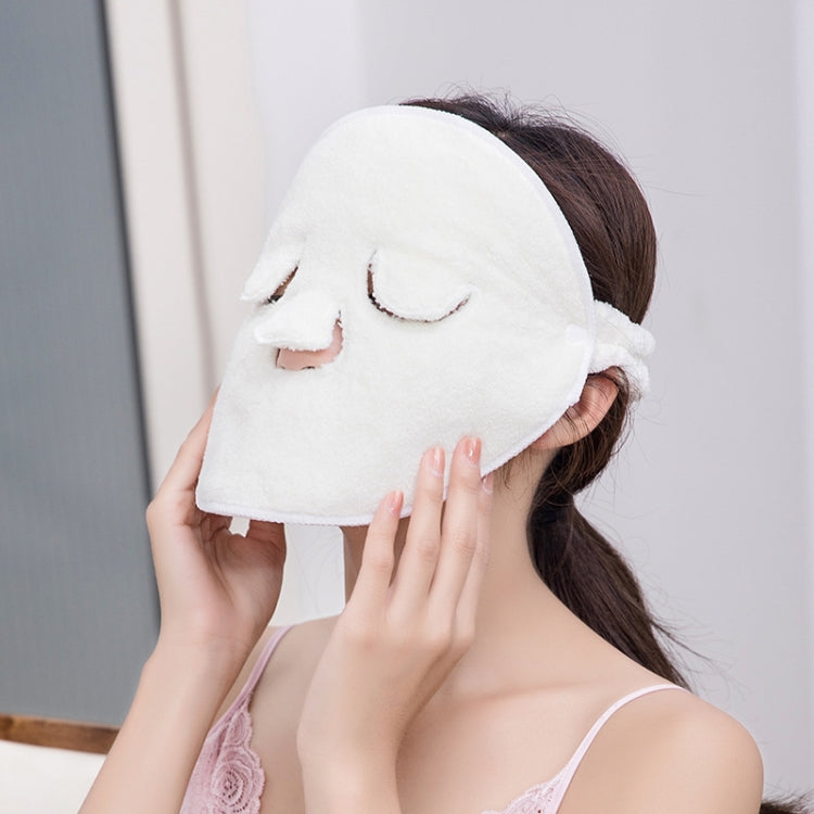 Maschera per il viso con asciugamano per impacchi caldi e freddi, stile:, Single Hole Without Straps, Single Hole With Straps, Three Holes With Straps