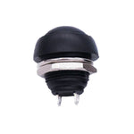 Interruttore a pulsante autoripristino impermeabile 12mm