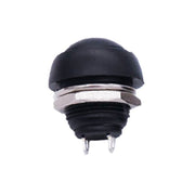 10 PCS Piccolo interruttore a pulsante di autoripristino impermeabile, Black, Green, Red, Orange, White, Blue