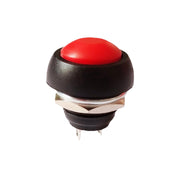 10 PCS Piccolo interruttore a pulsante di autoripristino impermeabile, Black, Green, Red, Orange, White, Blue