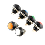 Interruttore a pulsante autoripristino impermeabile 12mm
