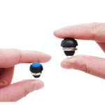 Interruttore a pulsante autoripristino impermeabile 12mm