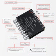 XINYI XY-S100L Modulo scheda di alimentazione Bluetooth Sini Audio Channel 2.1, XY-S100L