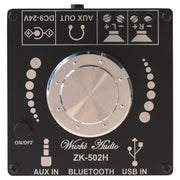 Wuzhi 2.0 Stereo Bluetooth Speaker Power Plate Modulo ricevitore audio, ZK-502H