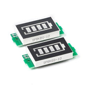 Modulo display indicatore livello carburante batteria al litio, Green, Blue