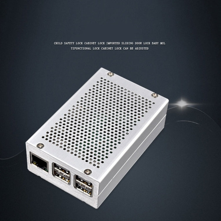 Scatola in lega di alluminio per Raspberry Pi 3 Modello B e Pi 2/
