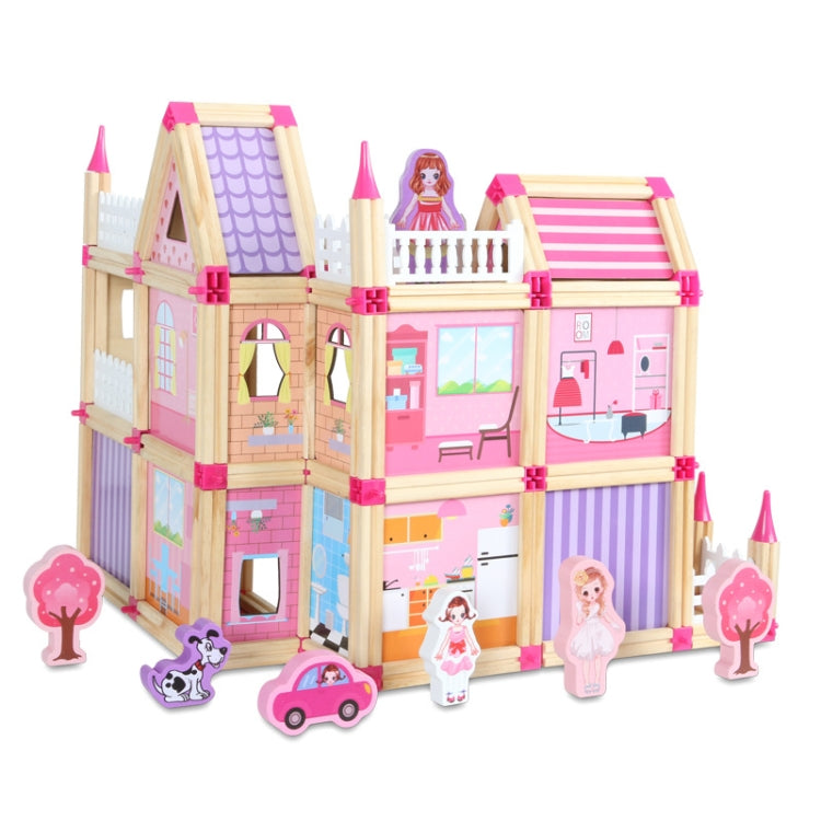 Giocattolo modello 3D in legno 298 pezzi per bambini