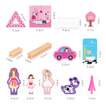 Giocattolo modello 3D in legno 298 pezzi per bambini
