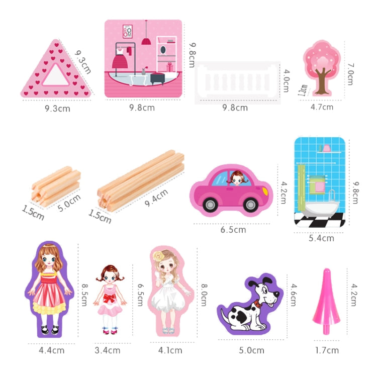 Giocattolo modello 3D in legno 298 pezzi per bambini