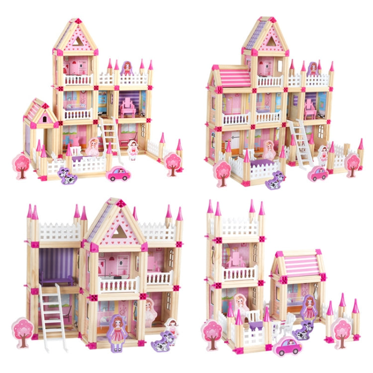 Giocattolo modello 3D in legno 298 pezzi per bambini