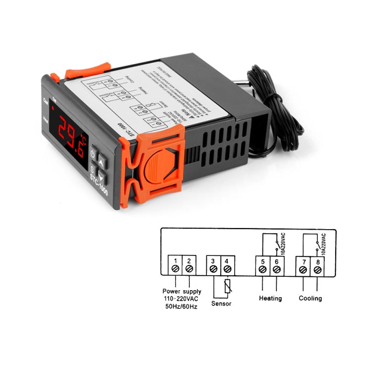 STC-1000 Acquario Incubazione Macchina per frutti di mare Elettronica Numero Microcomputer Interruttore regolatore di temperatura, 12V