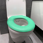 Rondella per sedile WC adesiva termica in EVA da 3 pezzi, Yellow, Green, Blue, Pink