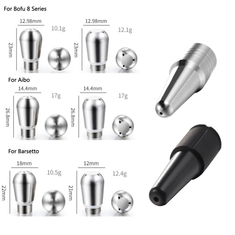 Ugello vapore macchina da caffè, For Breville 8 Series, Style: 4 Holes, For Breville 8 Series, Style: 3 Holes, For Most Model, Style: 3 Holes, For Most Model, Style: 4 Holes, For Barsetto, Style: 3 Holes, For Barsetto, Style: 4 Holes                   ...