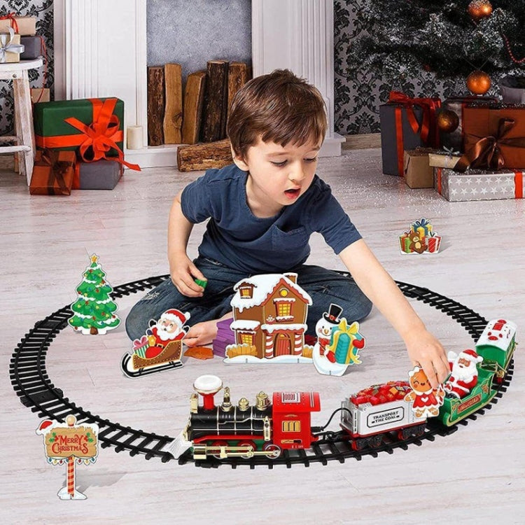 Modello vagone ferroviario per decorazione albero di Natale