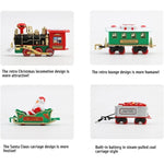 Modello vagone ferroviario per decorazione albero di Natale