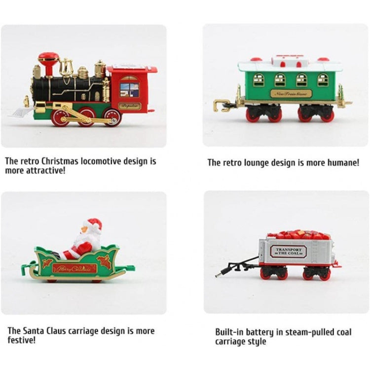 Modello vagone ferroviario per decorazione albero di Natale