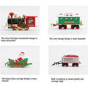 Modello di vagone ferroviario per la decorazione dell'albero di Natale del treno elettrico, Rail Car Model(238-9)