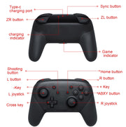 L-0326 Gamepad wireless per Switch Pro, stile:, Black, Green Pink, Black - Full Function + NFC + Wake-up (1: 1), Green Pink - Full Function + NFC + Wake-up (1: 1), Monster Hunter Full Function + NFC + Wake-up (1: 1), Black - Full Function HD Edition   ...